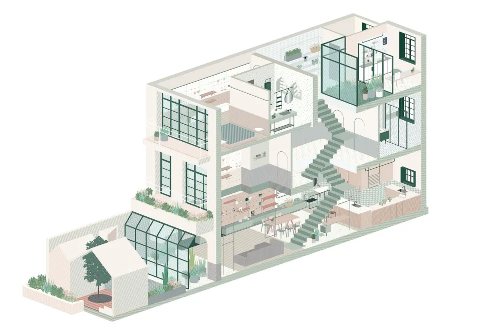60幅最佳住宅轴测图