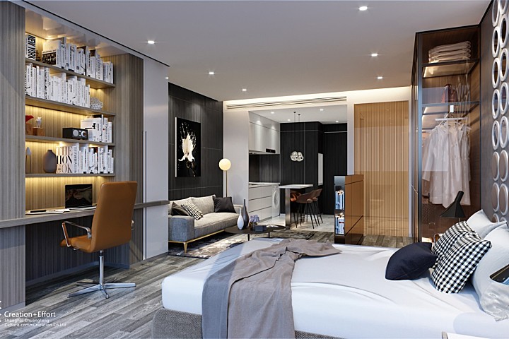 过往的一些家装效果图案例-创腾