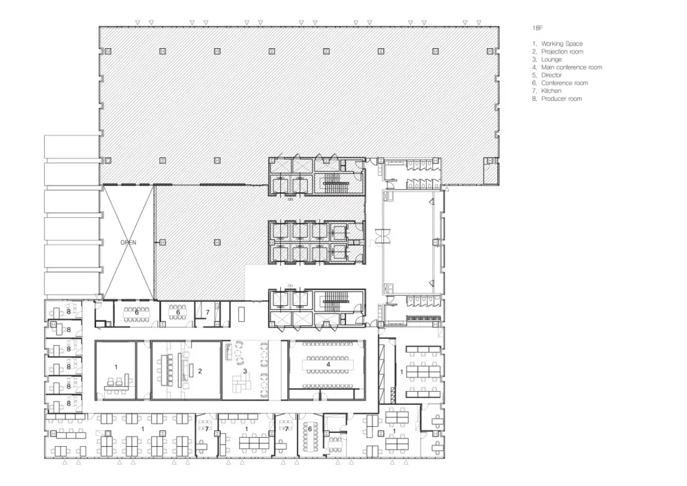 WGNB:昼夜共存的办公空间 Dexter Studios