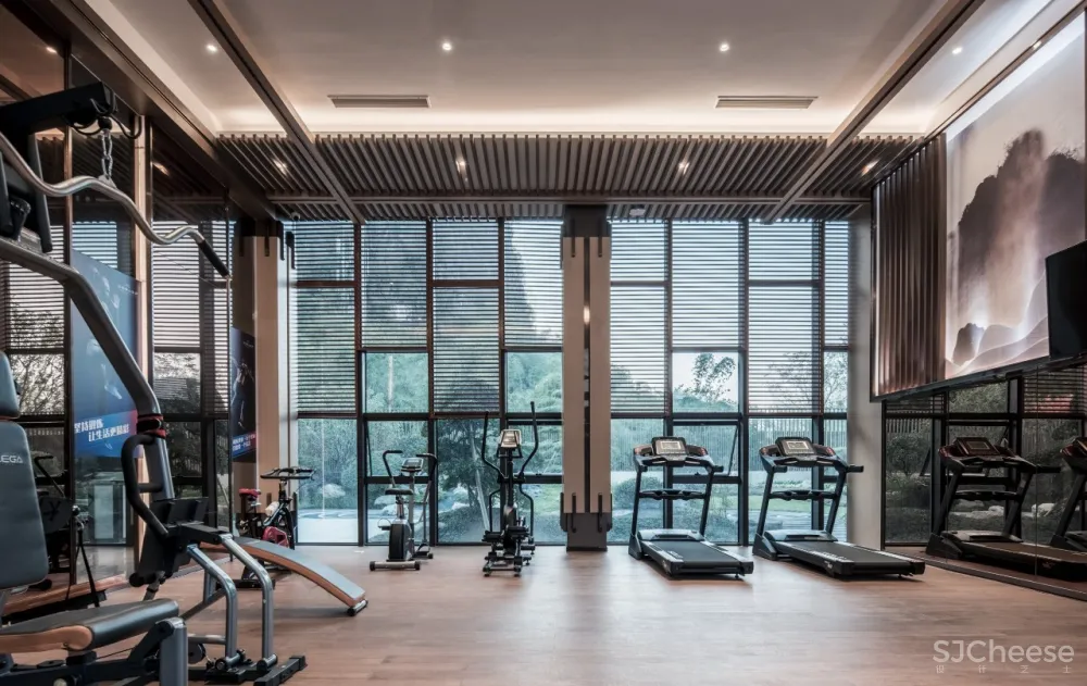 景地组设计新作—1200m²新中式风格伴山云庐售楼部落地设计方案