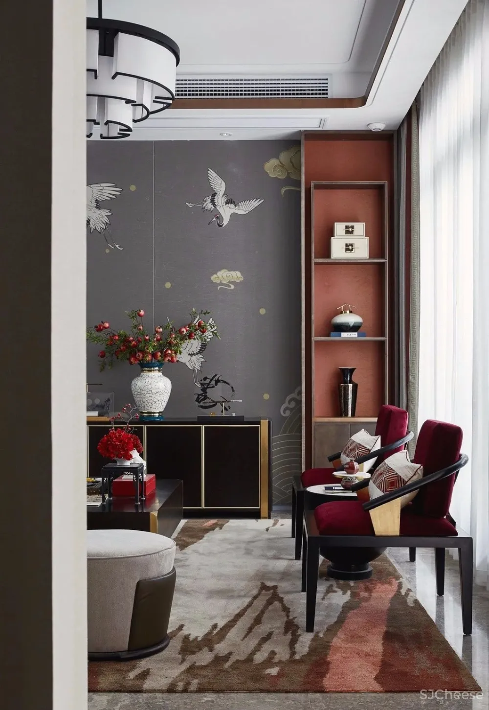 新中式+中国红丨极致的东方惊艳