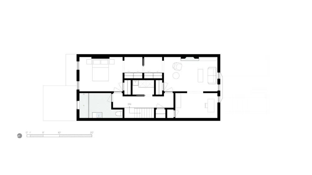 首发 | GRT Architects：融合新旧元素的纽约联排别墅
