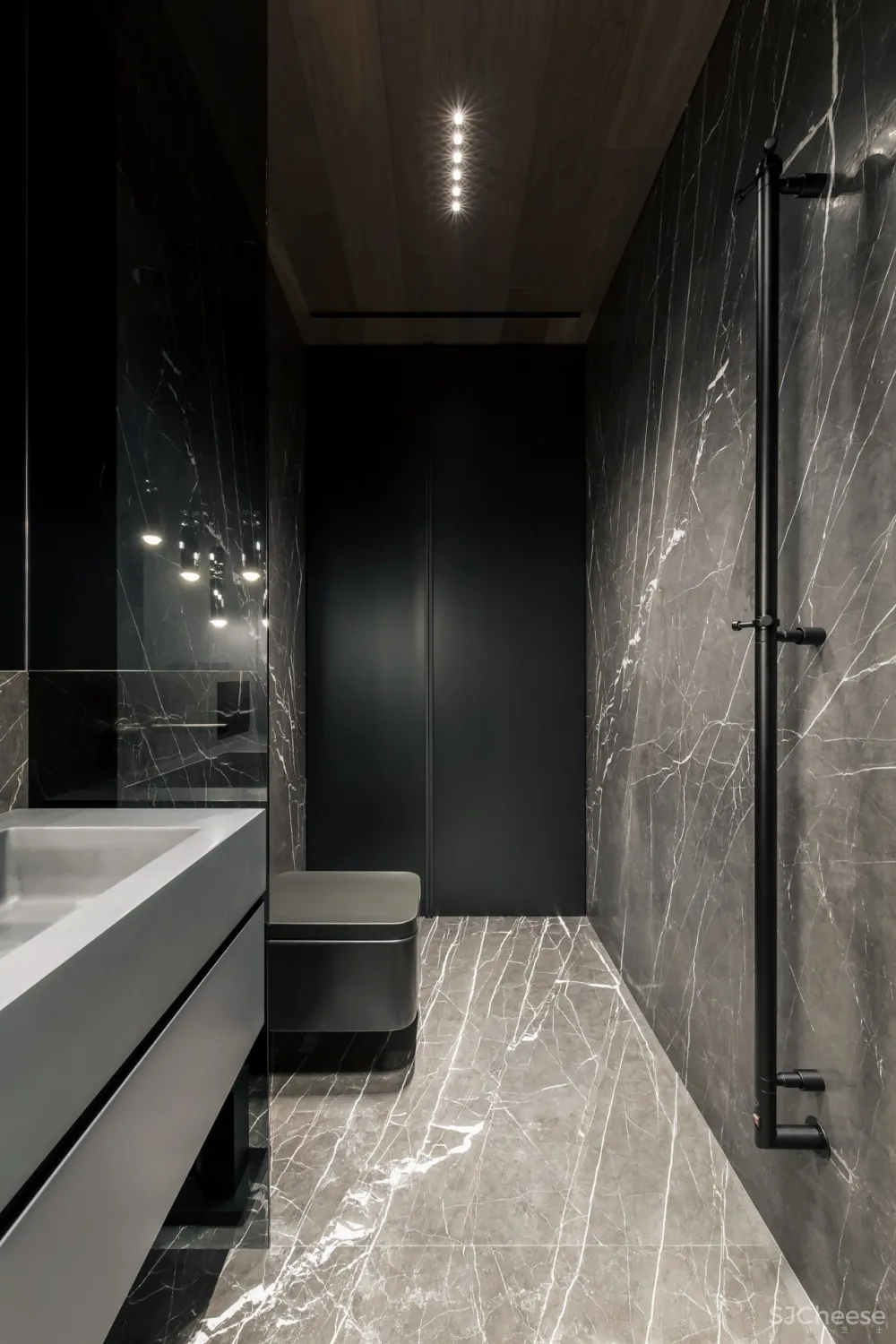 高级黑公寓设计，极简至奢的浪漫 首