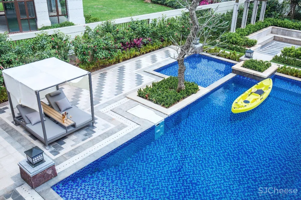 【醉美新中式】727㎡带游泳池的别墅设计丨看完想买一套