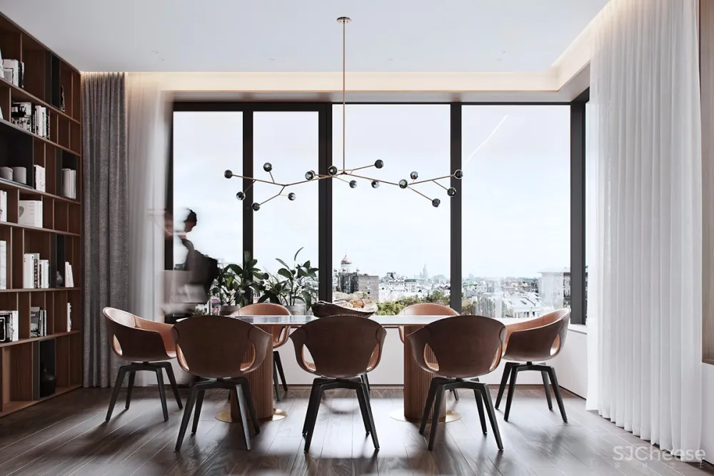 115㎡ 原木+大理石丨让家更有质感