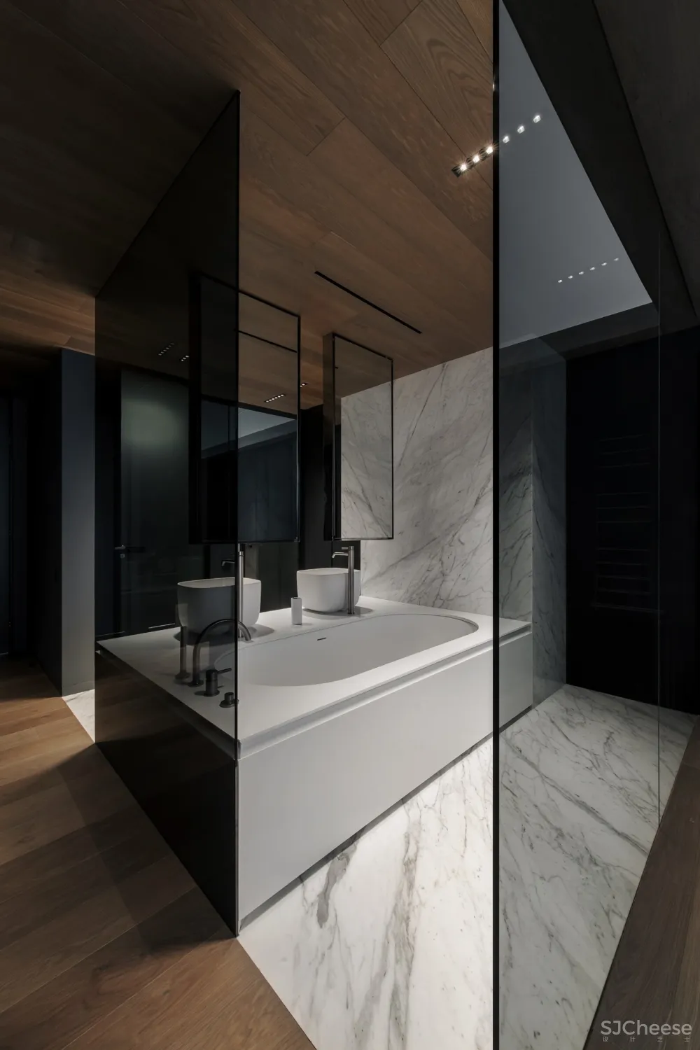 高级黑公寓设计，极简至奢的浪漫 首