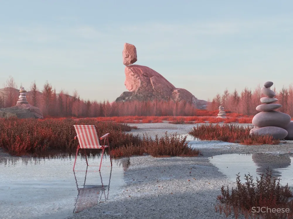 这种诗意渲染图,恐怕只有他们才做得出来 首