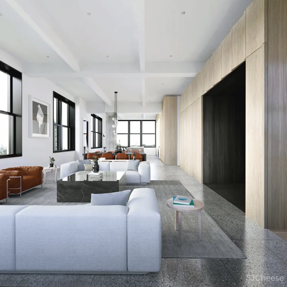 新作 | Worrell Yeung：纽约布鲁克林四角阁楼 首