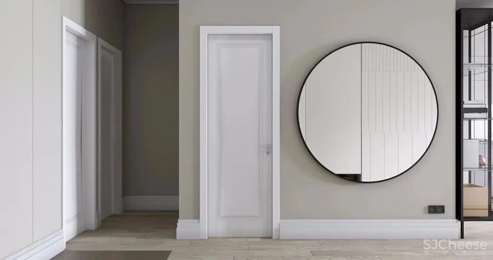 94㎡ 圆形主题设计丨清新配色怎么看都不腻