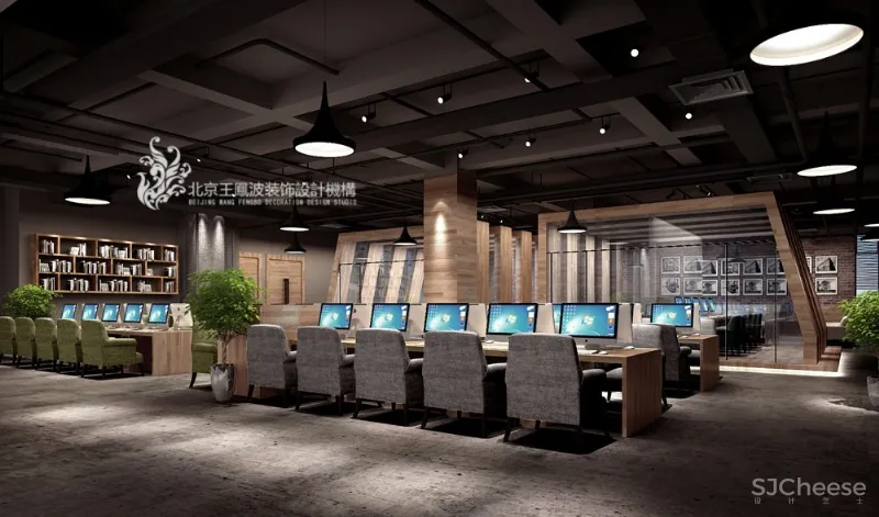 呼市“狮子熊网咖” 独特的空间 王凤波设计机构