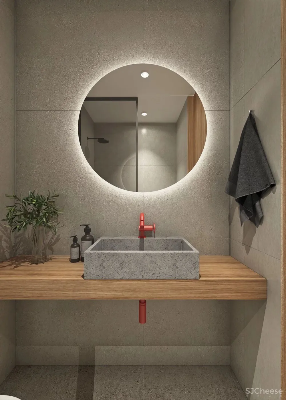 卫生间这样设计，不要太美！