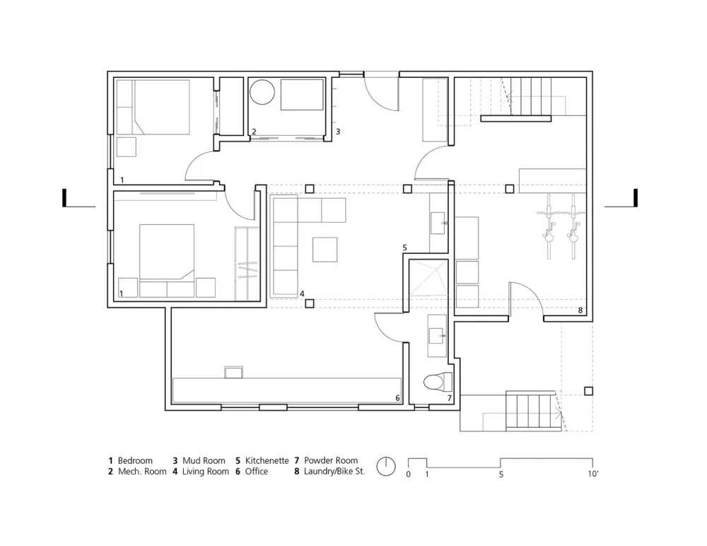 新作 | Campos Studio & Tom Chung Studio：为退休夫妇翻修的温哥华红豆杉屋