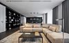 高级黑公寓设计，极简至奢的浪漫 首