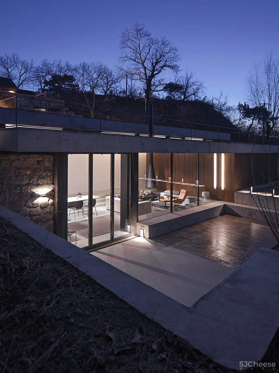 最新 | 木答答木建筑事务所:北京长城下的住宅