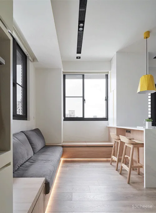 39.6㎡ 超多储物空间 / 设计得太好了