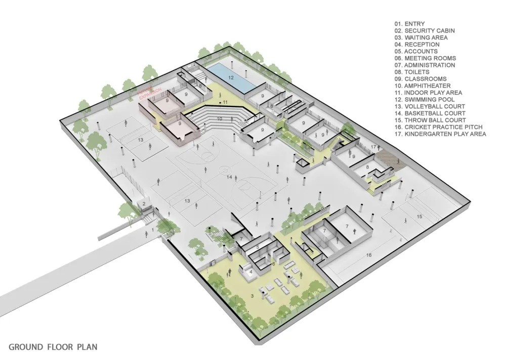 CMR EKYA 学校 / Mindspace