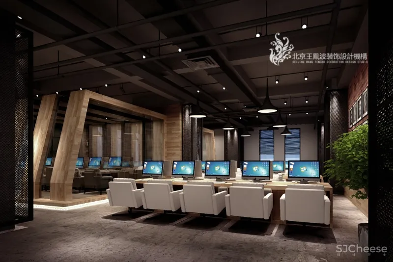 呼市“狮子熊网咖” 独特的空间 王凤波设计机构