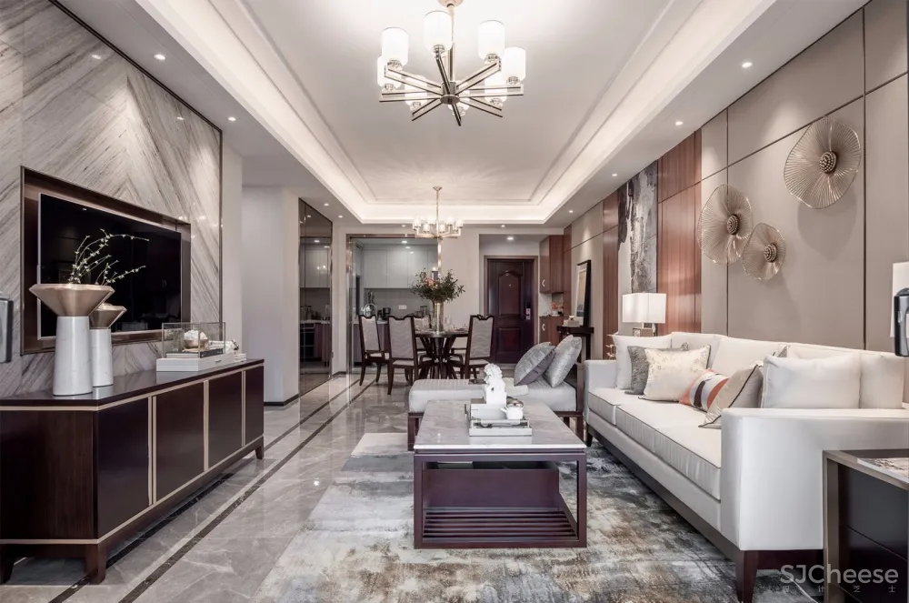 【景地组设计最新力作】新亚洲风格东方·简约样板间设计丨美翻了