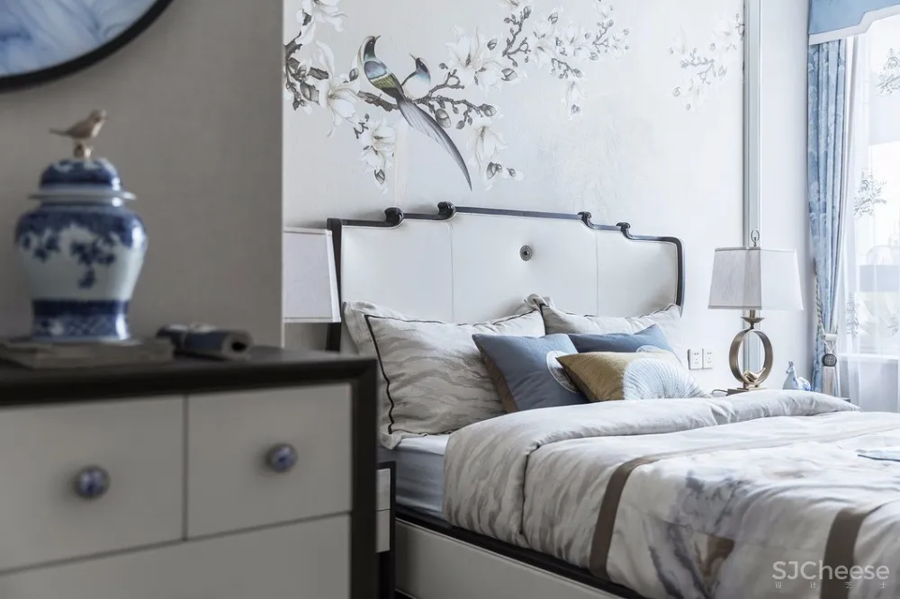 青花案|优雅中国白