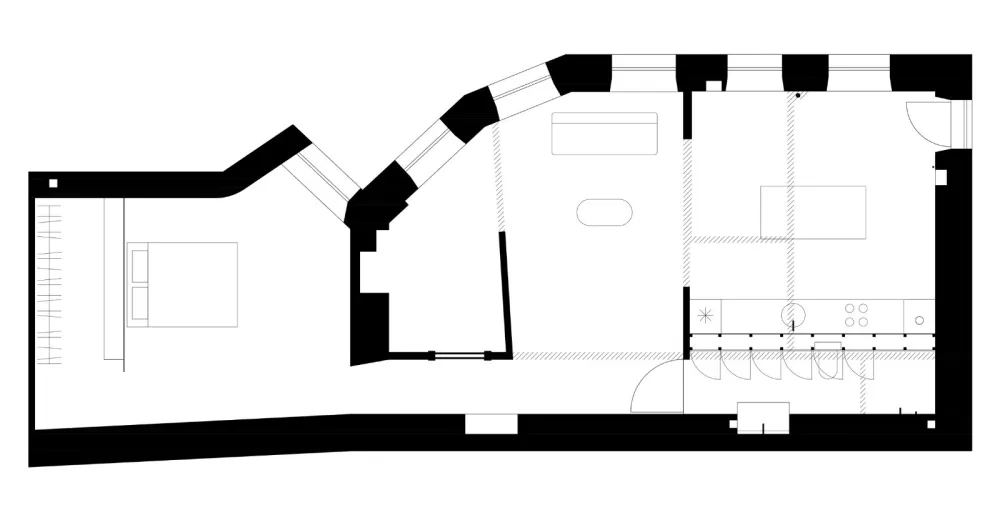 最新 | SA studio 华丽的天花板纹饰:翻修维尔纽斯19世纪公寓