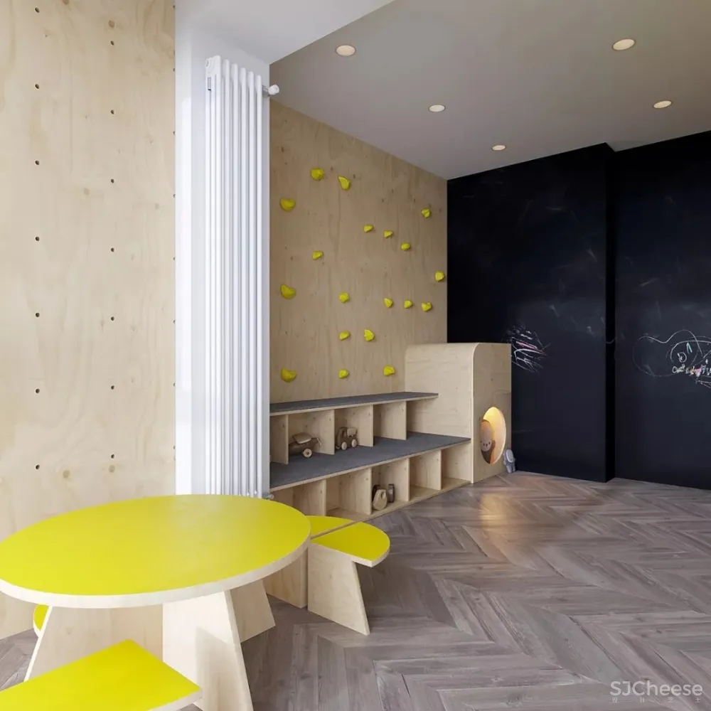 雅致与俏皮，在这座挑高公寓里交织 | Barinov Andrey 首