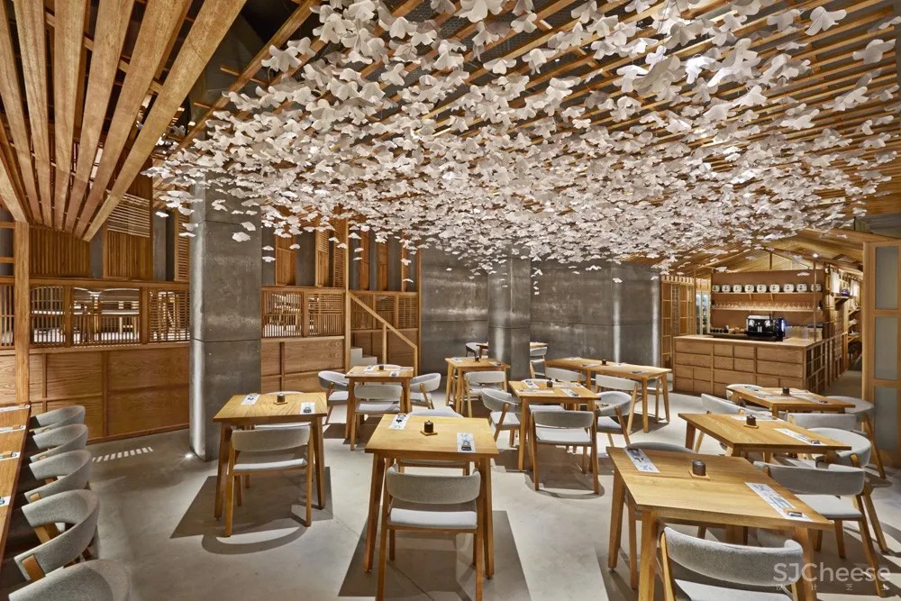 和风味十足的寿司店,让你在西班牙也能看一场“樱花雨” Masquespacio