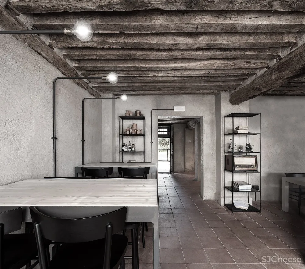 首发 | Studio Mabb:意大利农舍改造质朴内饰 La Ganea餐厅 首