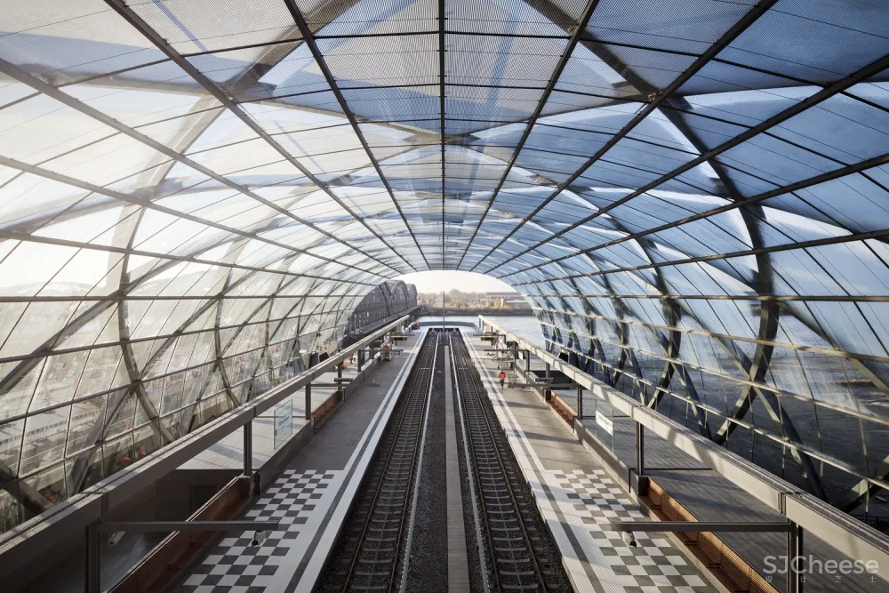 Elbbrücken Underground Station gmp