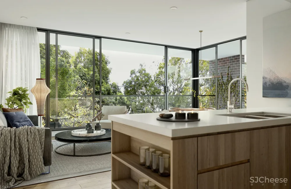 这种高水准的效果图，却是这种清新风！