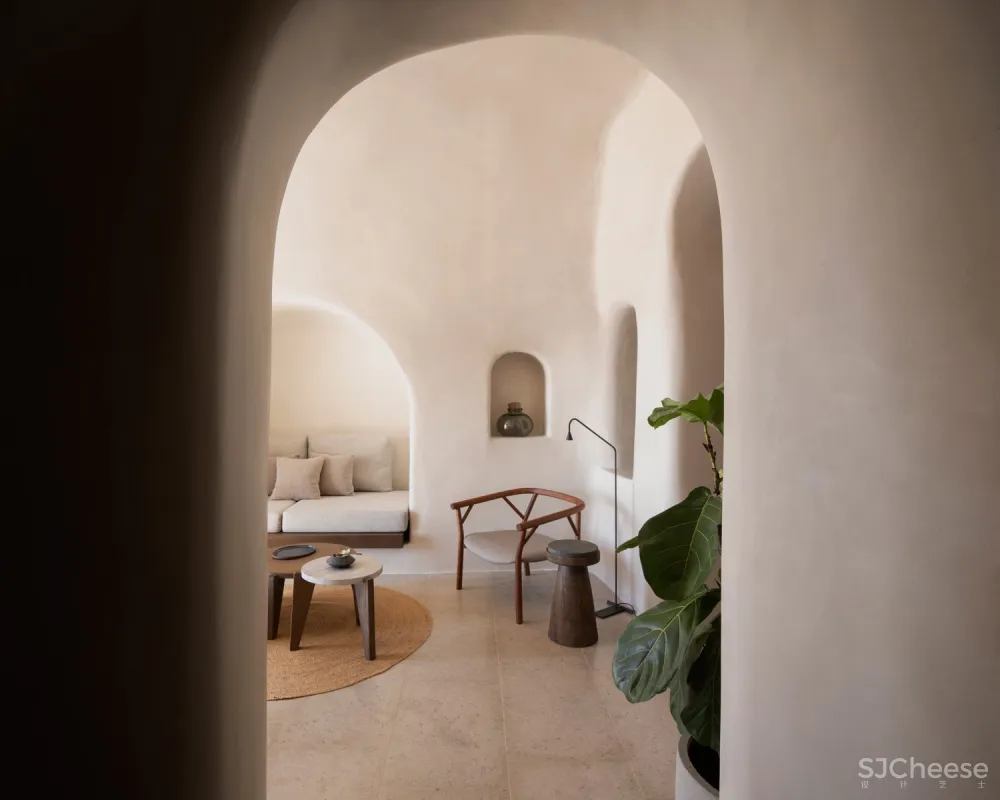 首发 | K-STUDIO：希腊圣托里尼的沃拉别墅 首