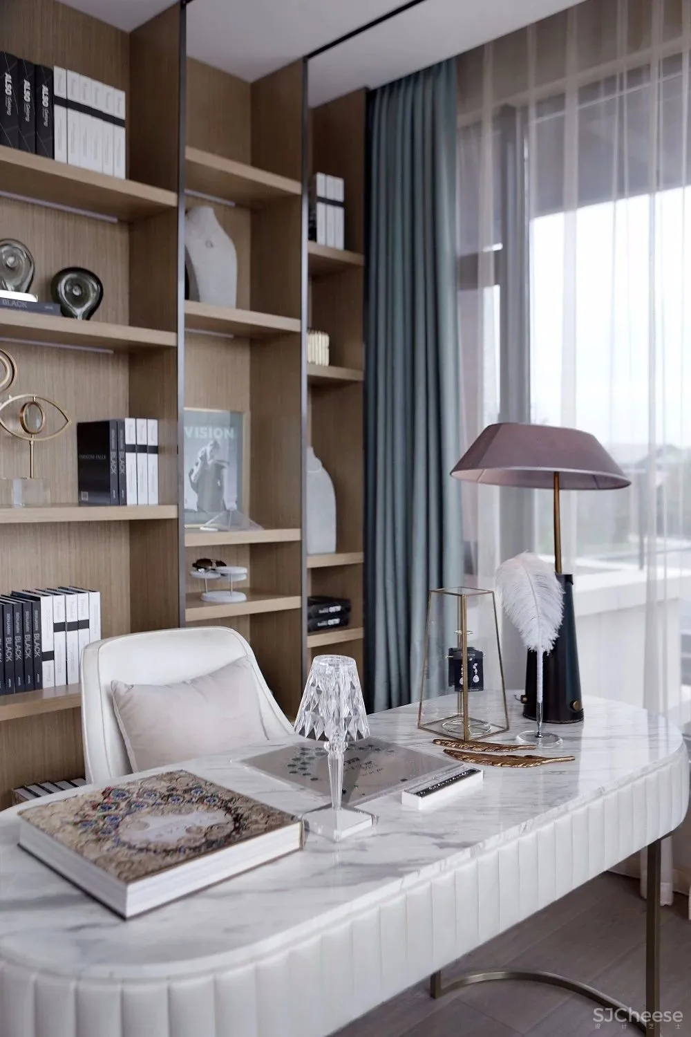 【YLH地产设计组】300 m²东方气韵的样板间设计方案 首