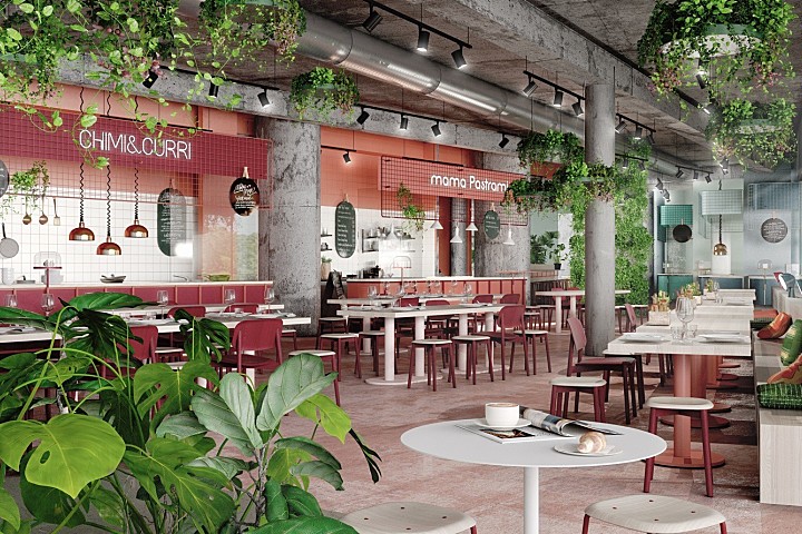 Kantini in Bikini Berlin / Studio Aisslinger