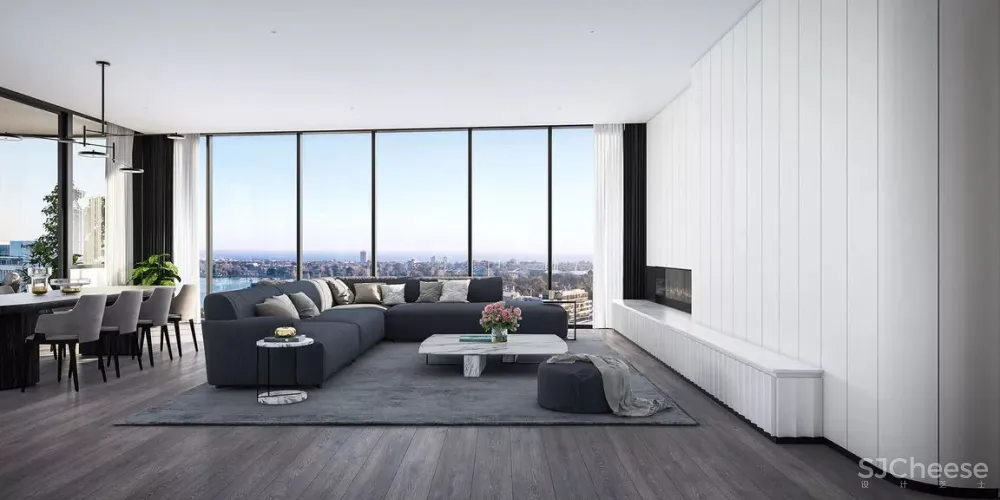 这种高水准的效果图，却是这种清新风！