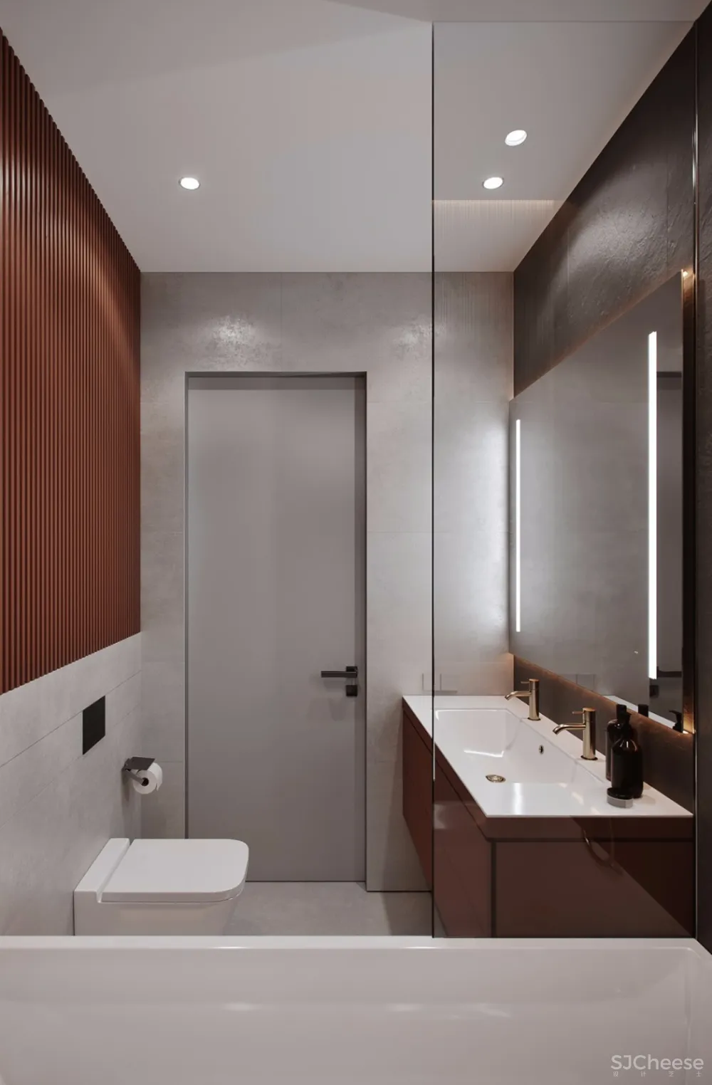 115㎡ 原木+大理石丨让家更有质感