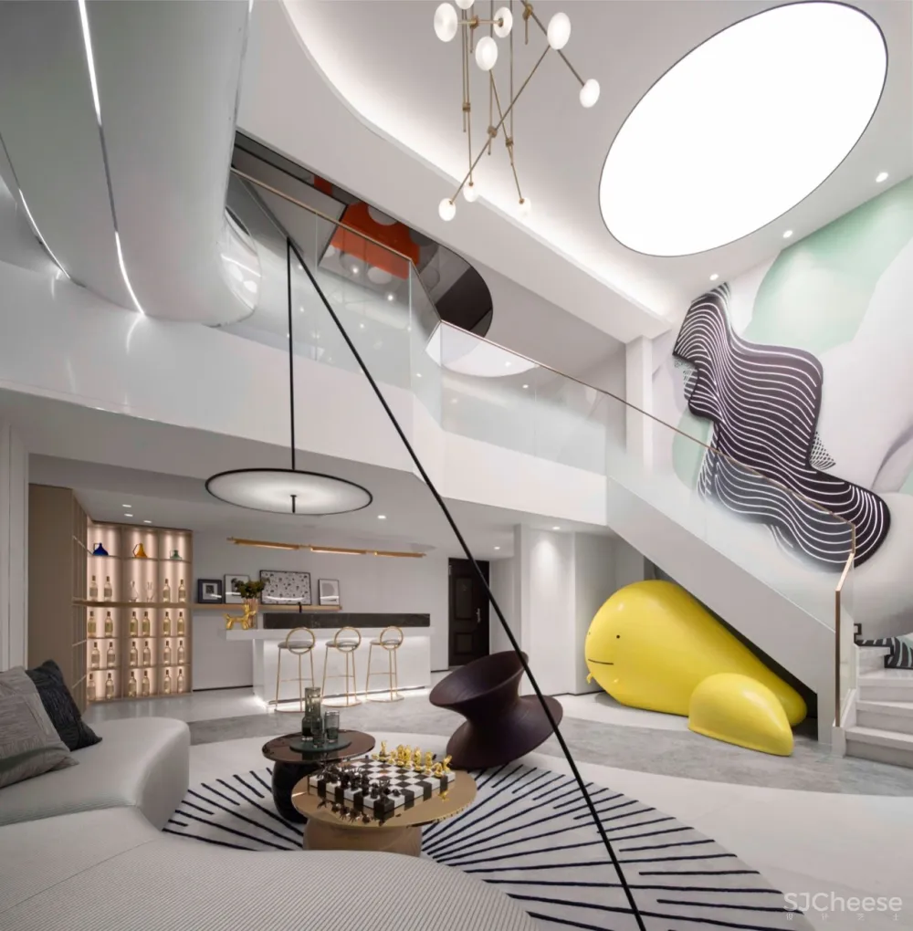 高端联排别墅设计丨有艺术才是生活