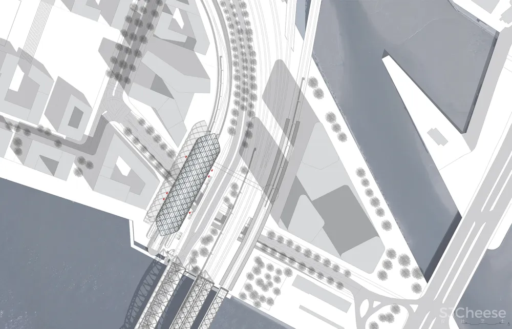 Elbbrücken Underground Station gmp