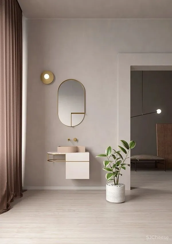 卫生间这样设计,不要太美!