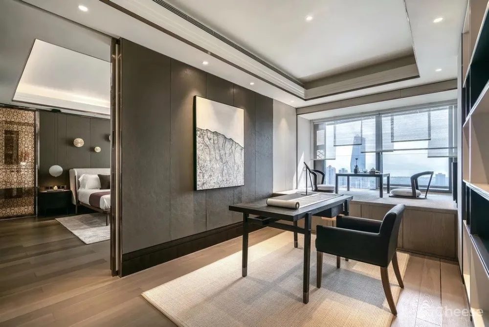 380㎡简雅新中式:一方宁静,一方闲雅