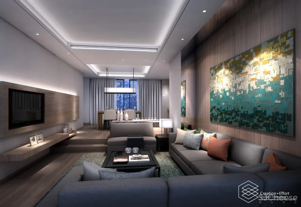 过往的一些家装效果图案例-创腾