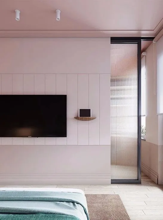 94㎡ 圆形主题设计丨清新配色怎么看都不腻