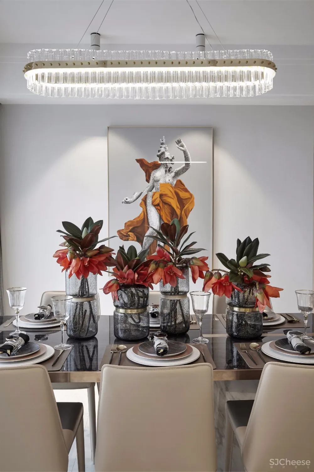 GNU金秋设计 | 157㎡佛山保利海德公园样板间