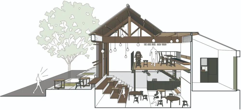 新作 | 上海彦文建筑工作室：北京 Fine咖啡