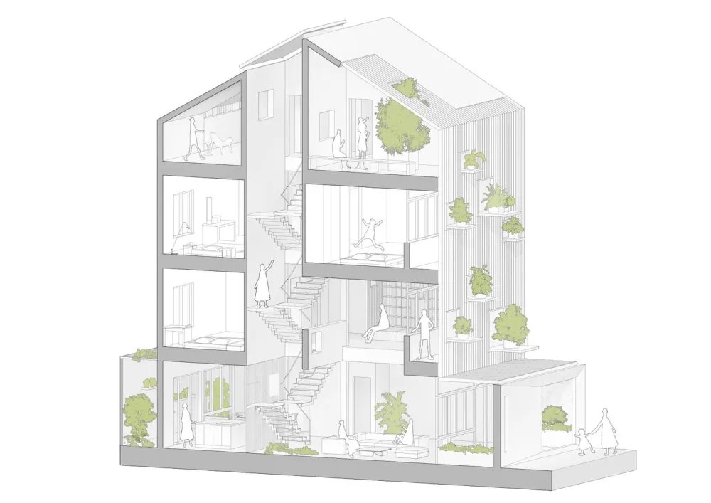 60幅最佳住宅轴测图