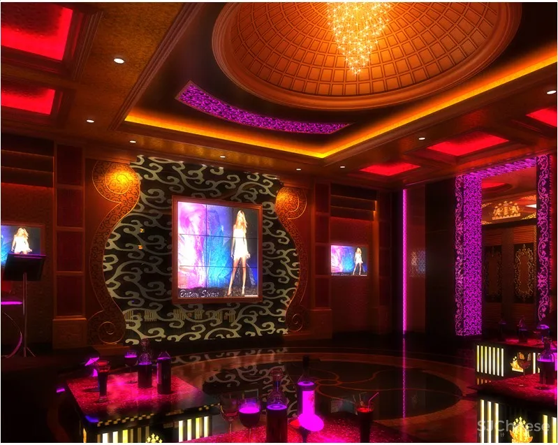 成都都江堰皇港丽都ktv装饰设计案例赏析 打造一个众人喜欢的ktv成都ktv装修设计