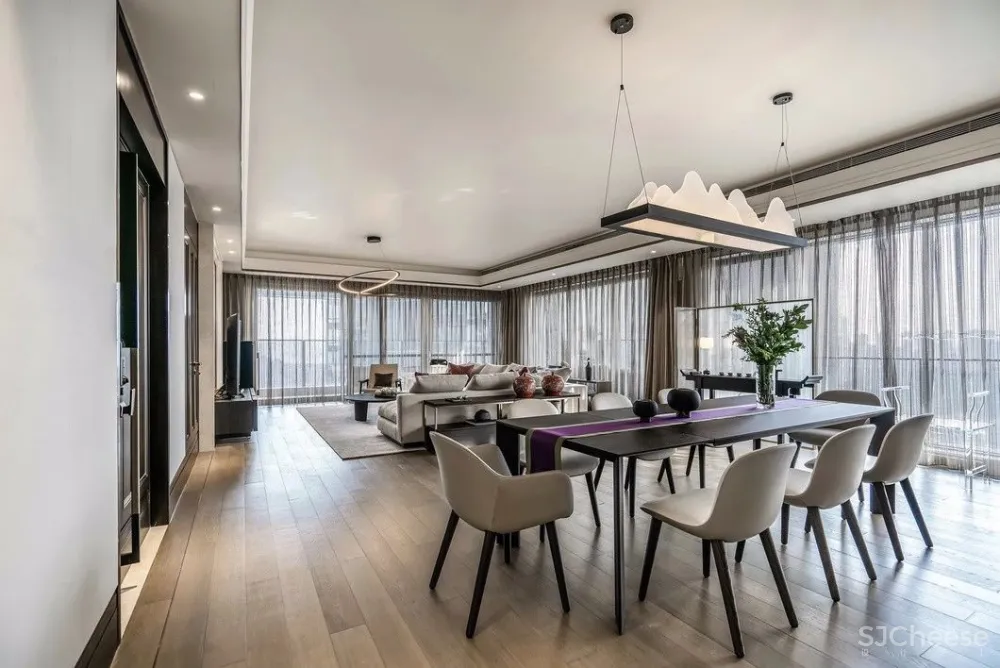 380㎡简雅新中式:一方宁静,一方闲雅