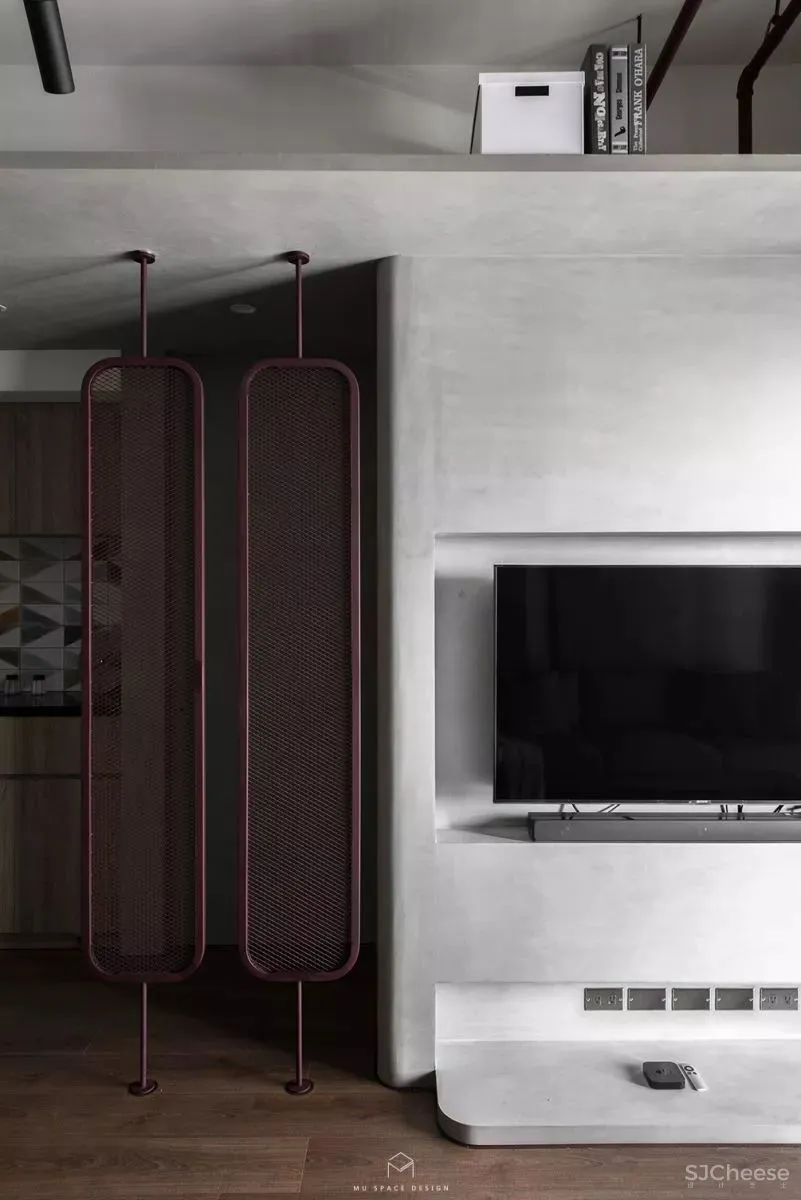 台中慕森设计 | 一半LOFT轻工业风,一半极简侘寂美学