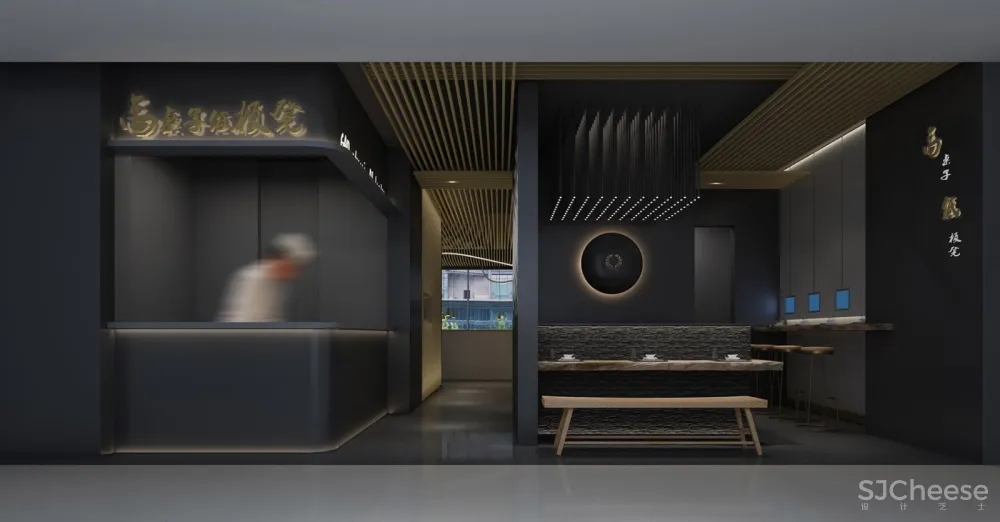 高桌子低板凳面馆,成都 / 大麦设计