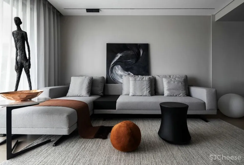 黑白灰丨看设计师的家如何玩转 首
