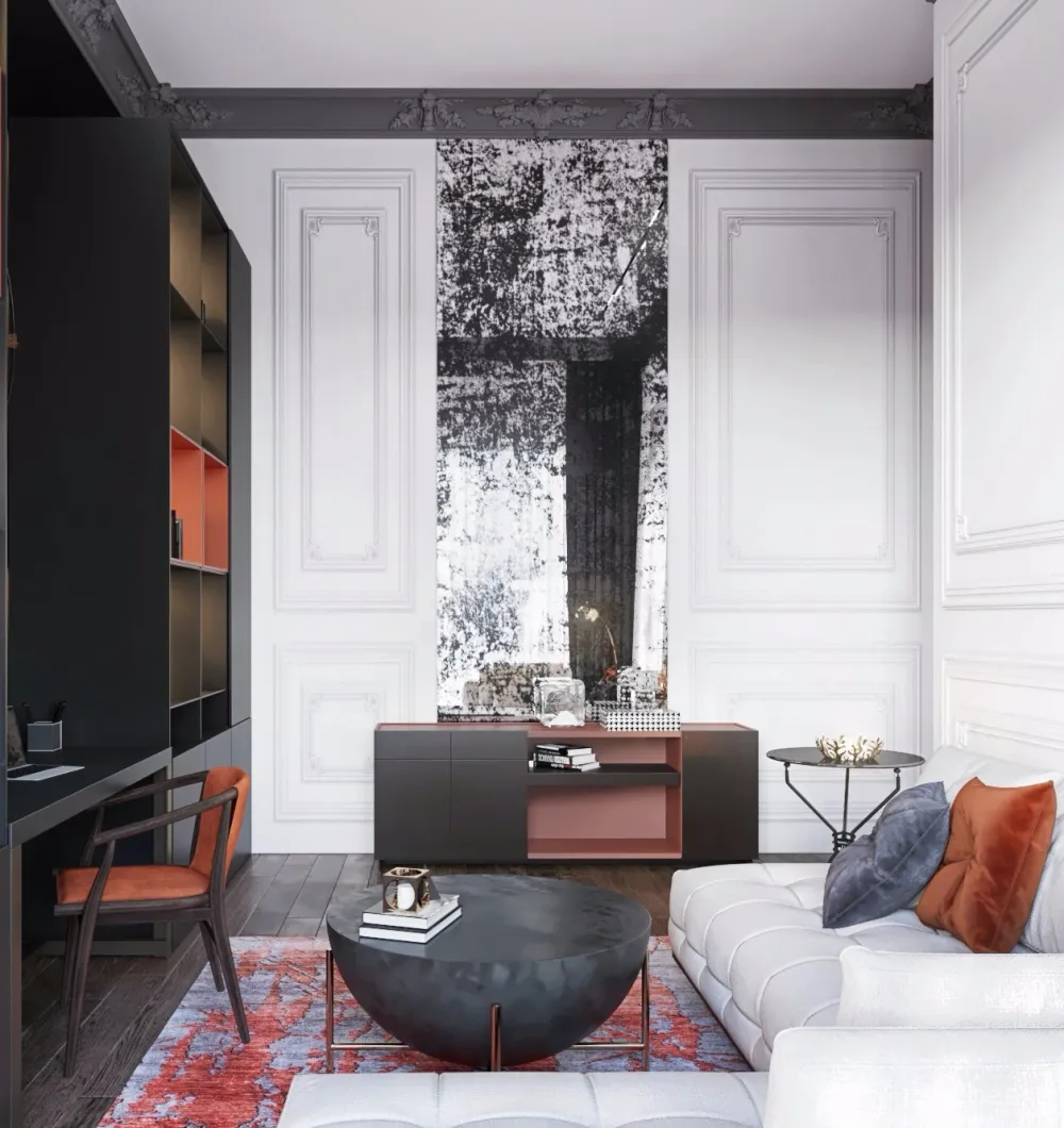 高级灰+橙丨就是这么美