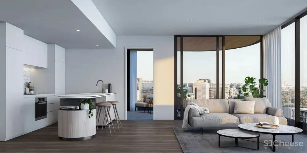 这种高水准的效果图，却是这种清新风！